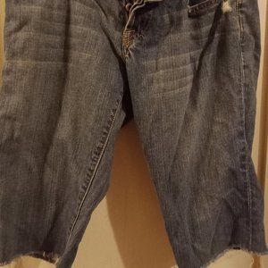 Lucky Brand Womens Dungarees by Gene Montesano cutoff shorts